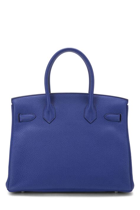 Hermès Blue Electric Togo Birkin 30 QGB0Q232BB029 